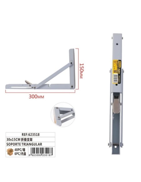 ESCUADRA TRIANGULAR 30x15CM