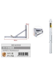 ESCUADRA TRIANGULAR 40x20CM