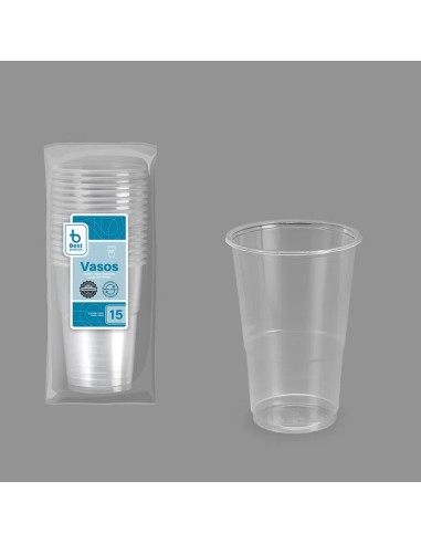 S/15 VASO TRANSP. REUTILIZABLE 350 CC PP