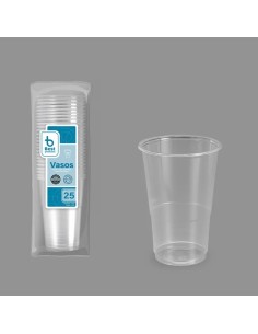 S/25 VASO 350CC TRANSP. REUTILIZABLE