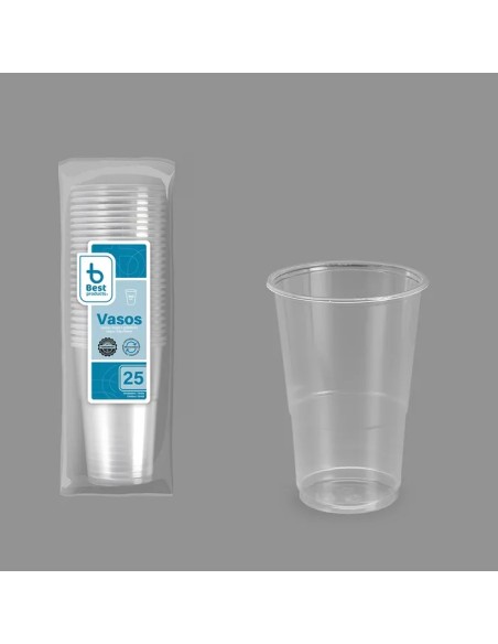 S/25 VASO 350CC TRANSP. REUTILIZABLE