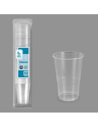 S/50 VASO REUTILIZABLE TRANSP. 350 CC PP