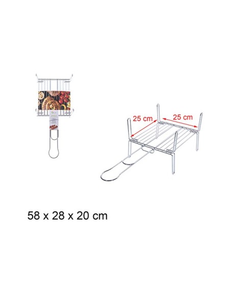 PARRILLA METAL 25X25CM