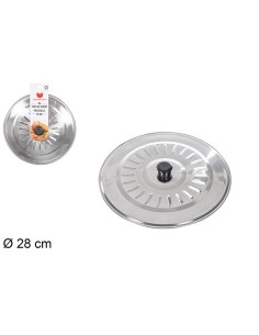 TAPA 28CM ACERO INOXIDABLE PARA OLLA