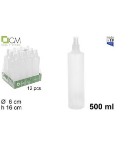 BOTELLA PULVERIZADORA BLANCA 500ML