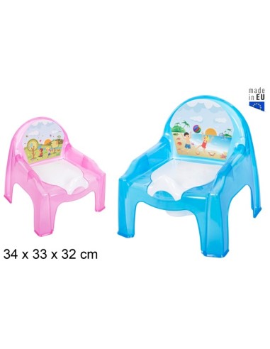 ASIENTO 34X33X32CM ORINAL C/DIBUJO INFANTIL
