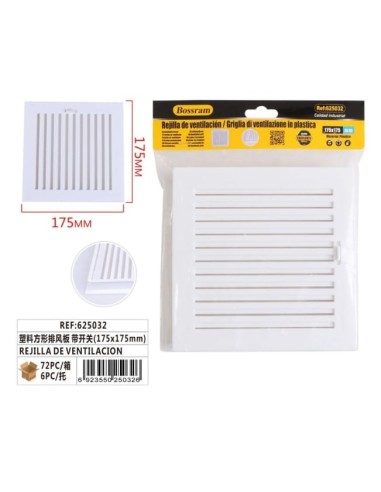 REJILLA VENTILACION 17.5X17.5CM