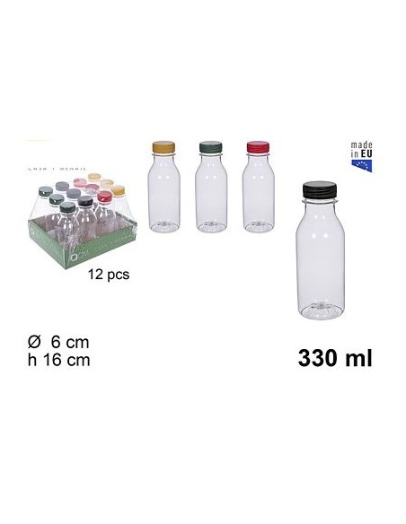 BOTELLA 330ML LECHE/ZUMO