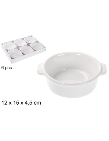 CUENCO 15X12CM CERAMICA CON ASA REDONDO