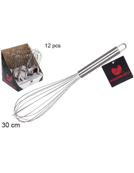 BATIDOR PLUS ACERO INOXIDABLE 30 CM