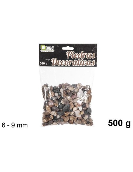 PIEDRA 6-9MM 500GR DECORATIVA SURTIDA