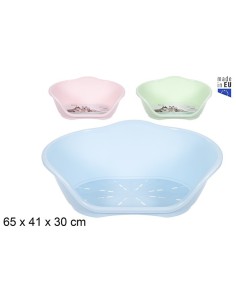 CUNA PARA PERRO 65X41X30 COLORES PASTEL