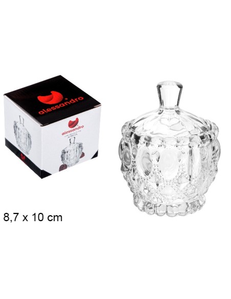 BOMBONERA 8.7X10CM CRISTAL AFRICA