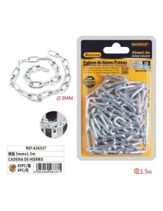 CADENA DE HIERRO 3mmx1.5m