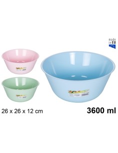 ENSALADERA COLORES PASTEL 3600 ML