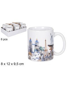 TAZA MUG DECORADA MONUMENTOS