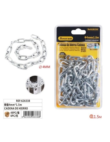 CADENA DE HIERRO 4mm*1.5m