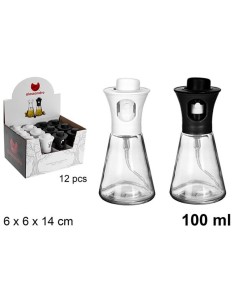 ACEITERA CRISTAL ANTIGOTEO/PULVERIZADOR 100 ML