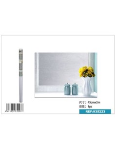 VINILO 45CMX2M ESTATICO DECORATIVO PARA VIDRIOS