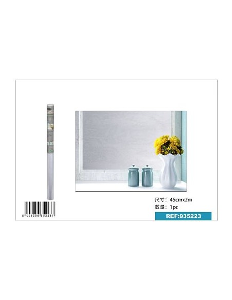 VINILO 45CMX2M ESTATICO DECORATIVO PARA VIDRIOS