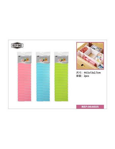 SEPARADOR DE CAJONES 2PCS 44.5*13*2.7CM