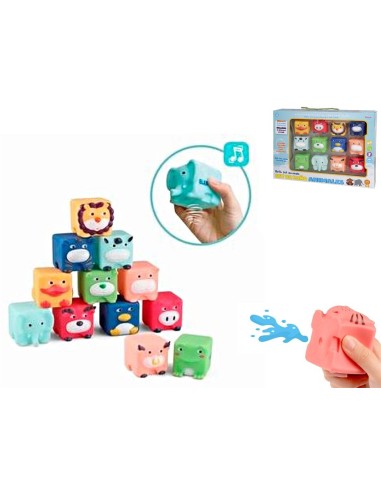 SET 12 ANIMALES PARA EL BAÑO 38X28X8