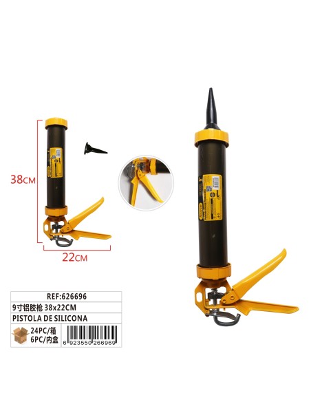 PISTOLA DE SILICONA 38X22CM