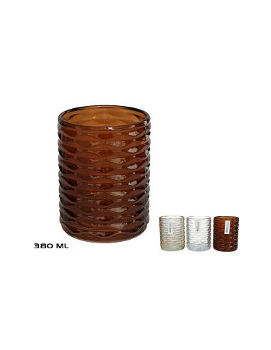 VASO DE BAÑO SAHARA 380ML 3 SURT - CRIST