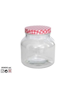 TARRO 2000ML C/TAPA ROJA