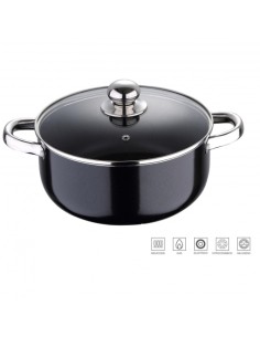 CACEROLA 20X8CM 2.5L ALUMINIO PRENSADO IND PIXEL PRO