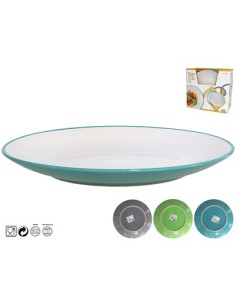 PLATO 26.5CM LLANO GRES BICOLOR  LUGO 3SU