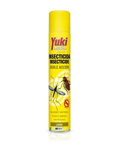 INSECTICIDA SPRAY 1000CC AMARILLO DOBLE ACCION YUKI