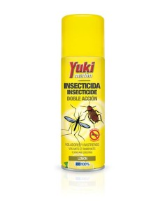 INSECTICIDA SPRAY 405CC AMARILLO DOBLE ACCION YUKI