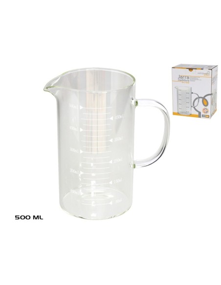 JARRA 500ML MEDIDORA CRISTAL