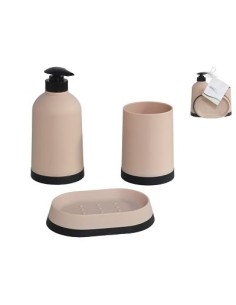 SET BAÑO 3 PCS CLASSIC ROSA
