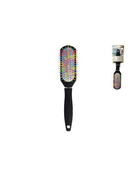 CEPILLO HYPE MULTICOLOR 24,5X5X3,5 CM