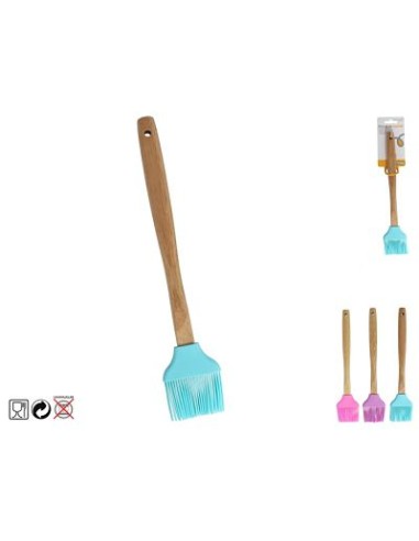 PINCEL 28.5CM SILICONA M/MADERA