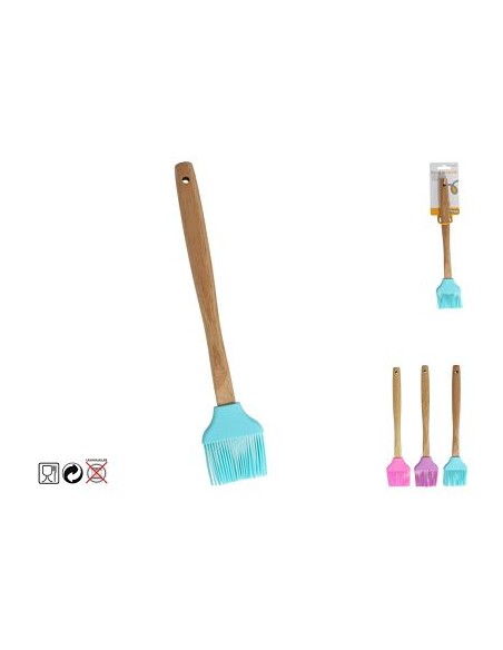 PINCEL 28.5CM SILICONA M/MADERA