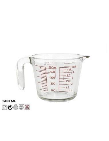 JARRA 500ML MEDIDORA CRISTAL HELEN