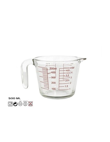 JARRA 500ML MEDIDORA CRISTAL HELEN