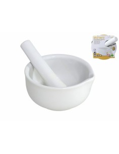MORTERO 10.2x10.8x5CM PORCELANA BLANCO