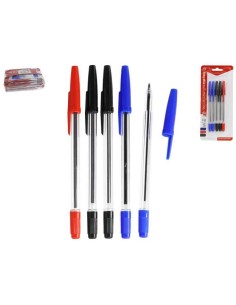 BOLIGRAFOS 5UND 1MM BASIC COL. SURTIDOS