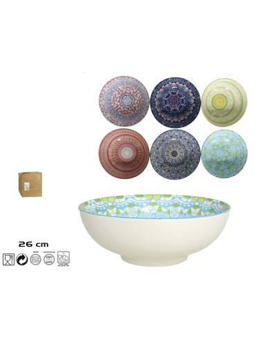 ENSALADERA 26CM MILAN 6 SURTIDOS
