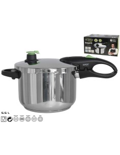 OLLA A PRESION 22CM 5.5L ACERO INOX IND EXPERT SG