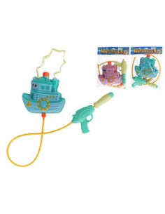 MOCHILA PISTOLA DE AGUA BARCO 2STD