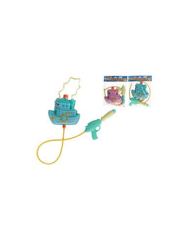 MOCHILA PISTOLA DE AGUA BARCO 2STD