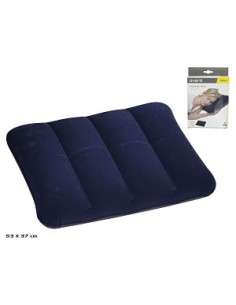 ALMOHADA HINCHABLE FLOCADA 53X37CM