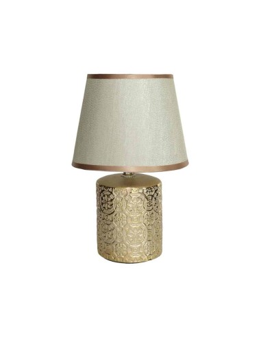 LAMPARA MESA CERAM TAMESÃ 17X17X27CM ORO