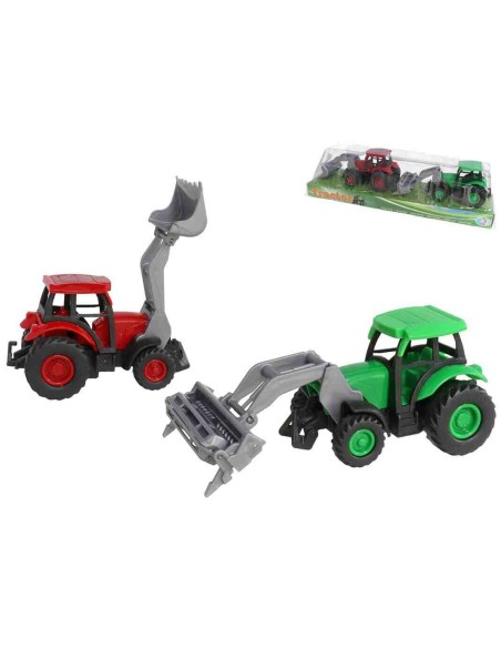 SET X 2 TRACTORES 28X8X8 CM