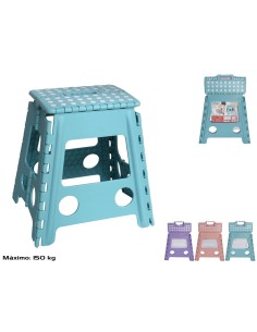 TABURETE PLEGABLE 40CM /150KG FLORA